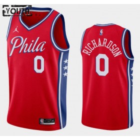 Dres Philadelphia 76ers Josh Richardson 0 2020-21 Jordan Brand Statement Edition Swingman - Dječji
